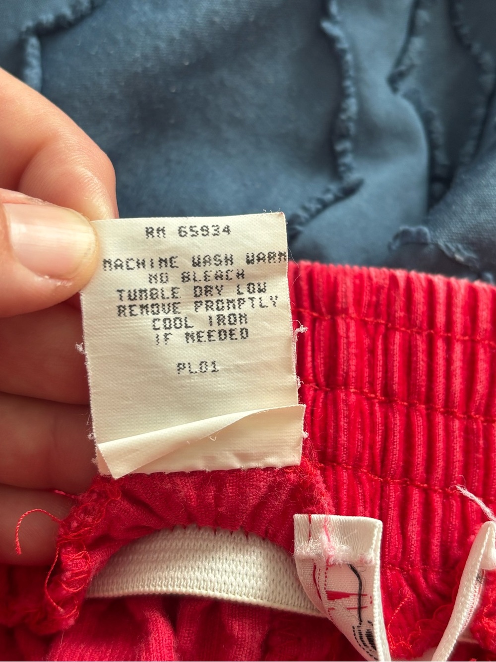 Vintage Talbots Red A-line Pleated Corduroy Skirt - Picture 4 of 7